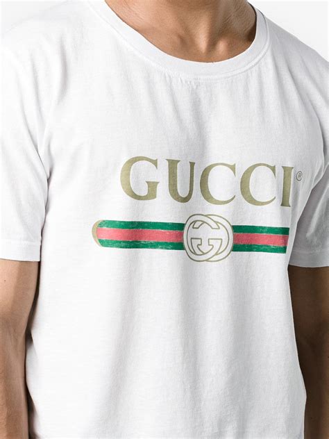 gucci logo tee replica|gucci shirt spotting.